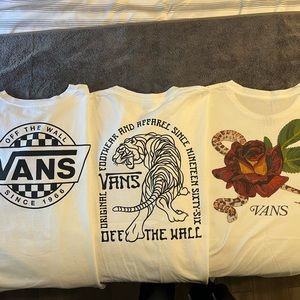 Lot Of 3 Men’s Vans Shirts Size Large, Gently Worn